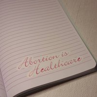Abortion is Healthcare, Women's Rights Waterproof Sticker