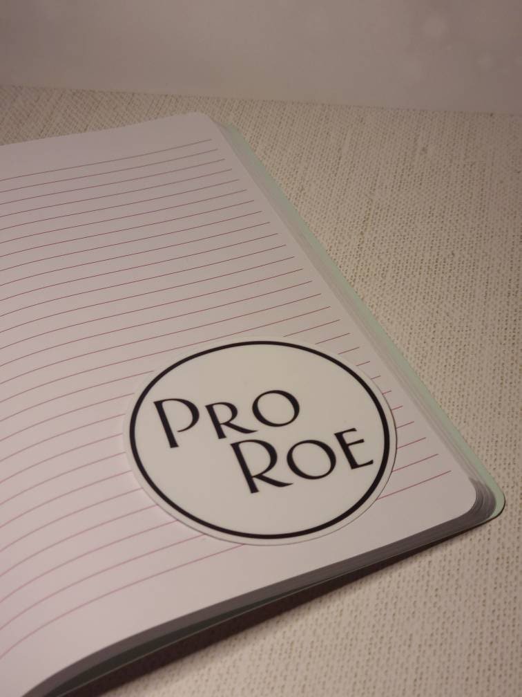 Pro Roe Round Circle Women's Rights Waterproof Sticker